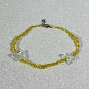 Yellow Butterfly Anklet
