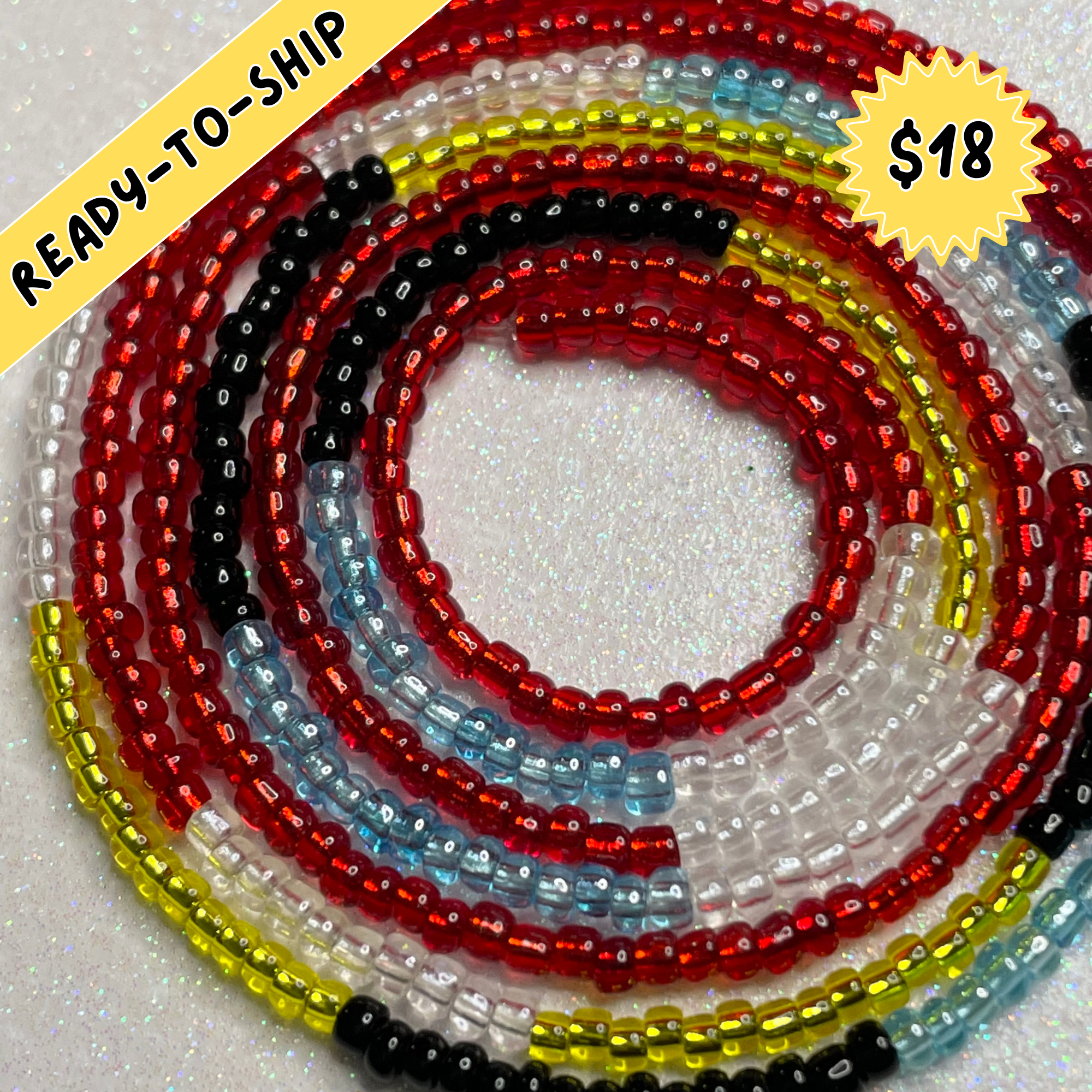 Antigua and Barbuda 🇦🇬 Waist Beads