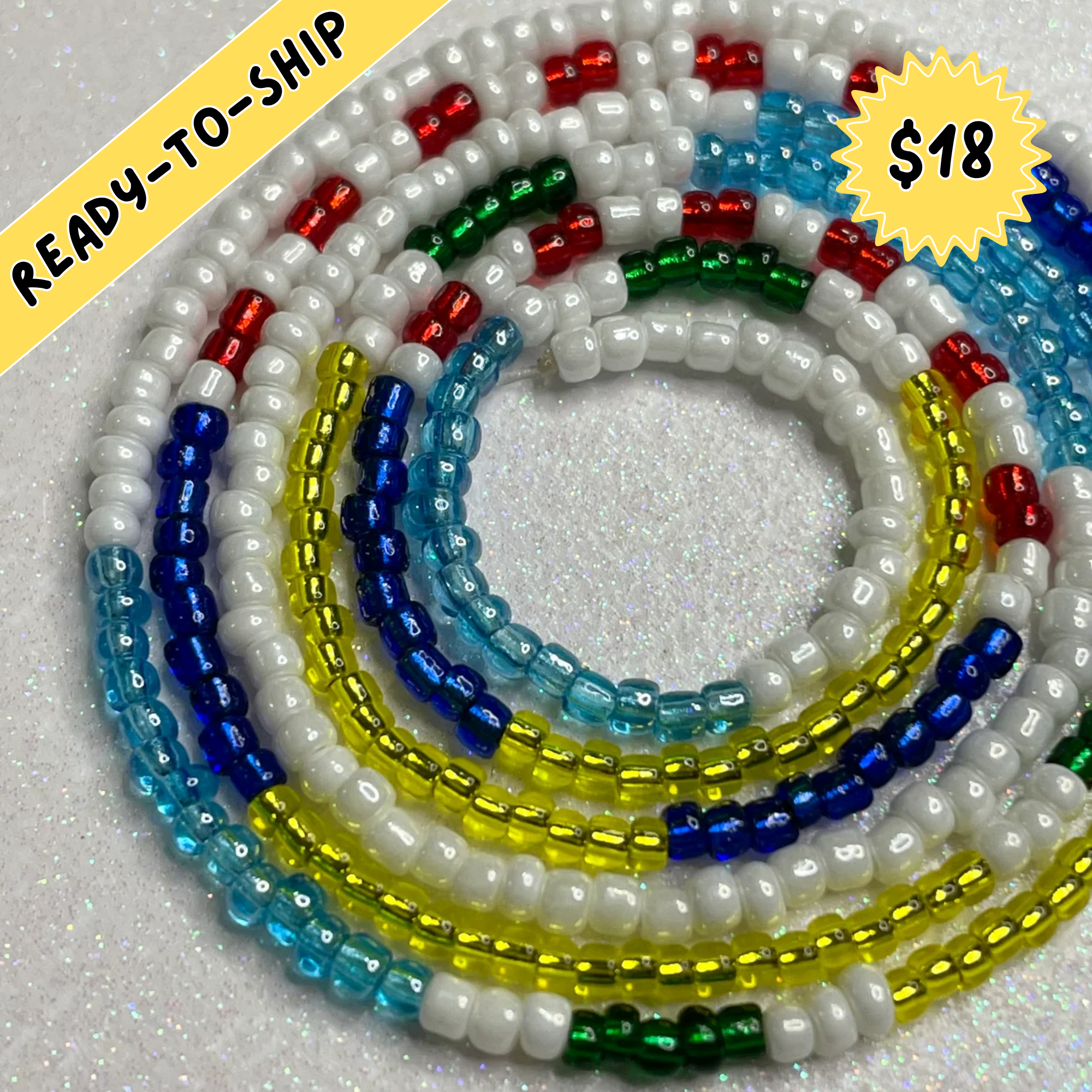 U.S. Virgin Islands 🇻🇮 Waist Beads