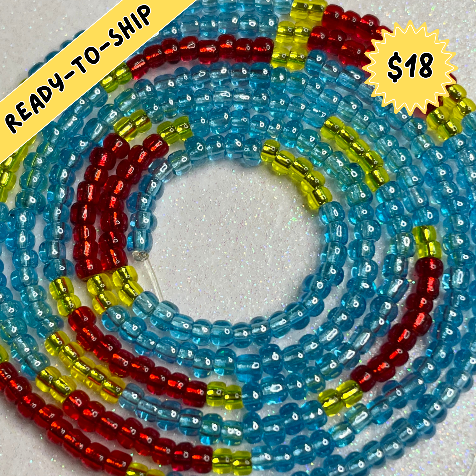 Democratic Republic of the Congo 🇨🇩 Waist Beads