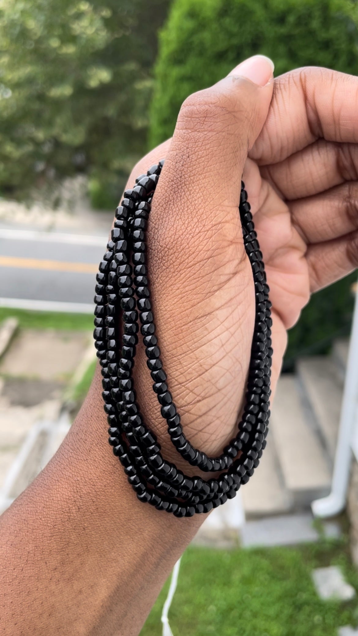 Black Waist Beads
