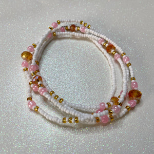 Pink Gold Waist Beads