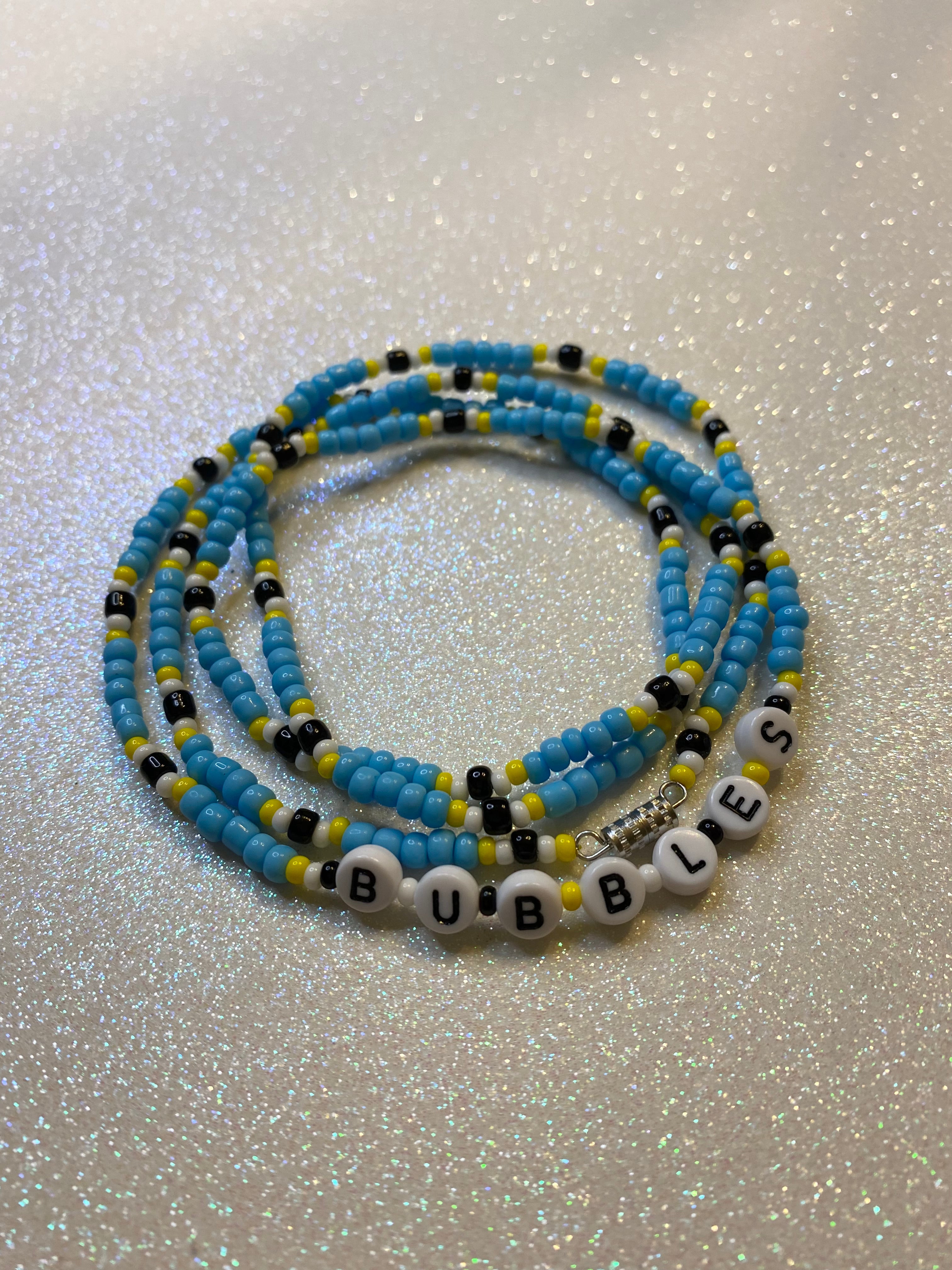 Bubbles (LETTER) Waist Beads