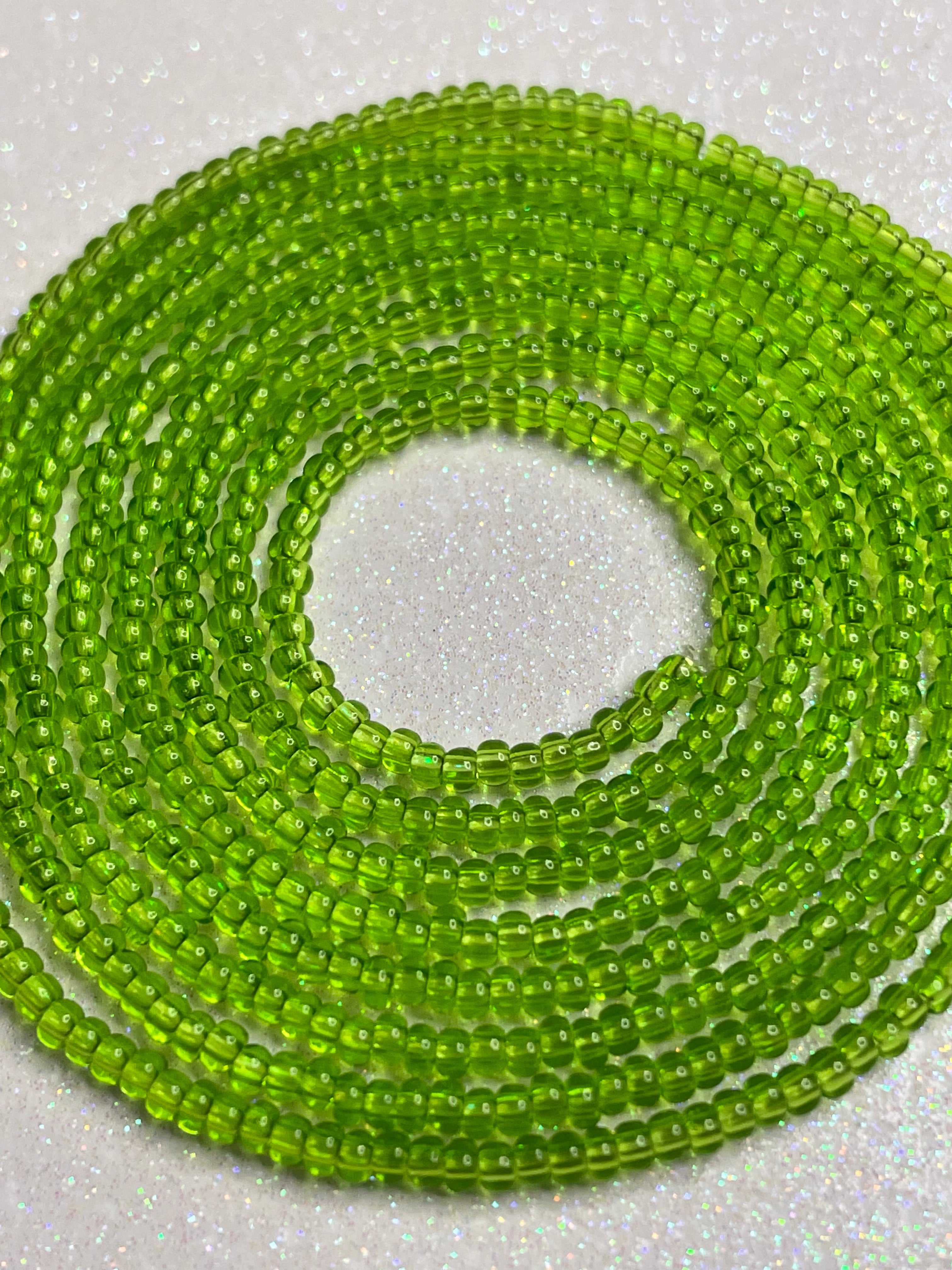 Light Green Waist Beads